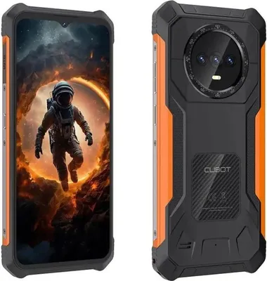 Productafbeelding van Cubot King Kong ES, 16,5 cm (6,5 inch), 6 GB RAM, 128 GB opslag, 48 MP camera, Android 14, zwart, oranje