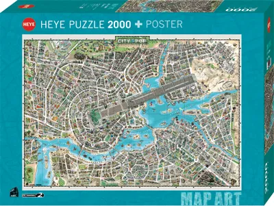 Produktbild von Heye - Standardpuzzles - City of Pop Standard, 2000 Teile