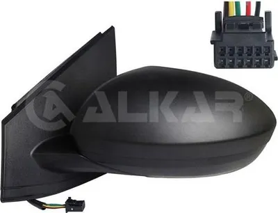 Produktbild von ALKAR 6140207 Außenspiegel Seitenspiegel Links für DACIA Sandero III (BJI) Beheizt Konvex Elektrisch