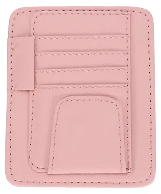 Immagine prodotto di Organizzatore per parasole per auto, 15,5 x 12,5 cm, in ecopelle rosa