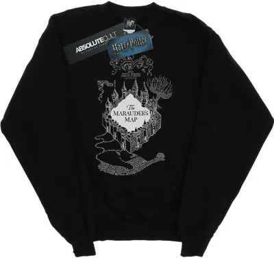 Obrázek produktu pro Harry Potter - Pánská mikina "The Marauder's Map" BI27358 (M) (Black)