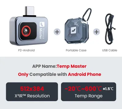 Productafbeelding van Thermische Camera - Warmtebeeldcamera - Infraroodcamera - Temperatuurmeter - Thermografische Camera