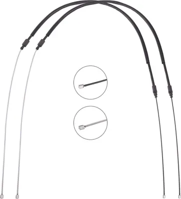 Produktbild von RIDEX Handbremsseil Seilzug Feststellbremse für CITROËN C3 I Schrägheck (FC, FN) Hinten Rechts Hinten Links 124C1432