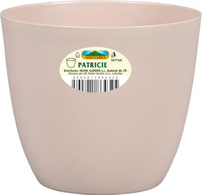 Obrázok produktu pre Moderný kvetináč PATRICIE 21x19 cm hnedý