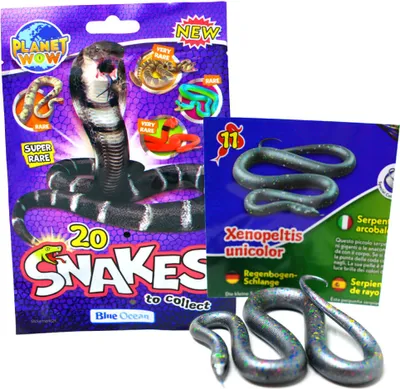 Produktbild von Blue Ocean Snakes Sammelfiguren 2024 - Planet Wow - Figur 11. Regenbogen Schlange