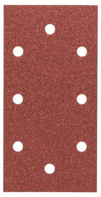 Produktbild von Schleifblatt-Set für Schwingschleifer K=80, 93 x 185 mm, 8 Löcher, 10-tlg.