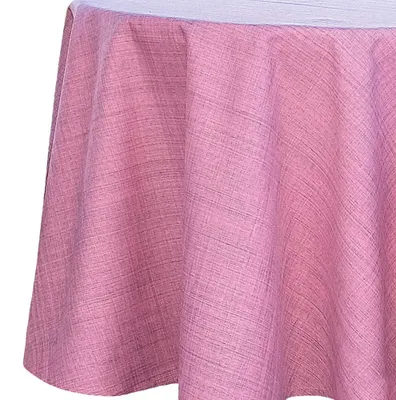 Produktbild von Outdoor Garten-Tischdecke pink rund 145 cm abwaschbar