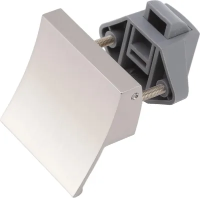Zdjęcie produktu dla Klamra zamka drzwi szafki Metalowy nylonowy uchwyt zamka szuflady Zestaw montażowy do jachtu RV Otwór 7 mm P07 SN (szczotkowany nikiel)