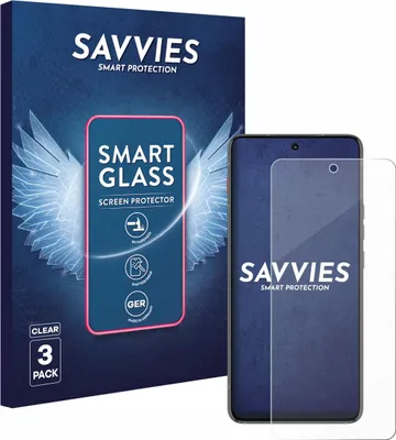 Produktbild von 3x Savvies Schutzglas Folie für Motorola ThinkPhone 9H Panzer Schutzfolie Glas Displayschutz klar transparent