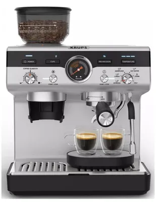 Immagine prodotto di Macchina per caffè espresso da 15 bar, nero/grigio Krups XP801T10