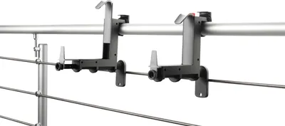 Produktbild von Dehner Blumenkastenhalter, für Höhen 14 - 20 cm, Breiten 12 - 21 cm, Kunststoff, anthrazit