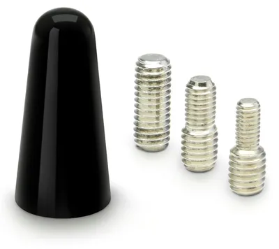 Premium Mini 3cm Kurzstab Stab Antenne Schwarz Auto Radio für viele Fahrzeuge – Produktansicht
