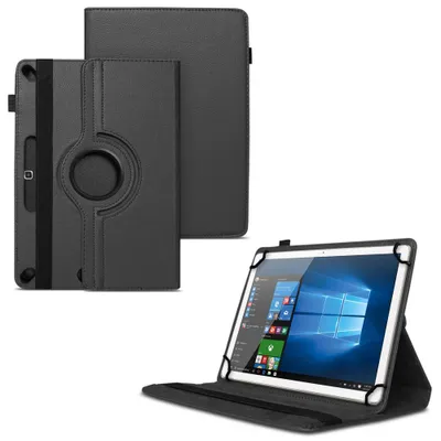 Produktbild von Universal Schutzhülle 10 - 10.1 Zoll Tablet Tasche Hülle Schwarz 360° Drehbar