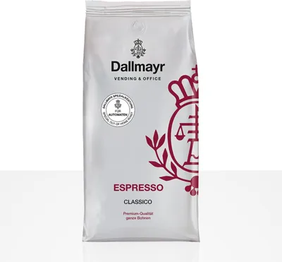 A bag of coffee beans on a white background.