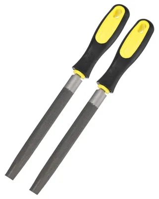 Productafbeelding van Set van 2 Halve Metaal Vijlen 15,5 cm voor Hout en Metaal