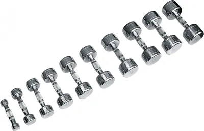 Produktbild von Trendy Chrom Hantel / Kurzhantel, 1,0 - 10,0 kg, Größe:4.0 kg