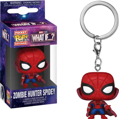 Produktbild von What If …? - Zombie Hunter Spidey  - Schlüsselanhänger Funko Pocket POP! Keychain