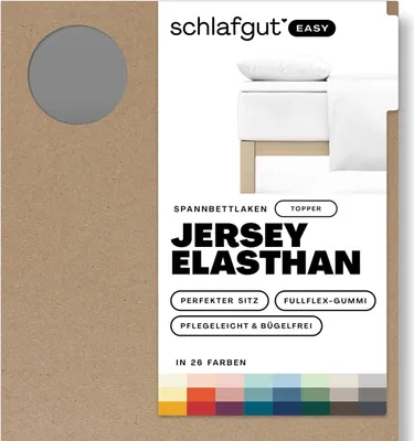 Produktbild von Adam Matheis Topperbezug EASY Jersey BL 120x200 cm grau