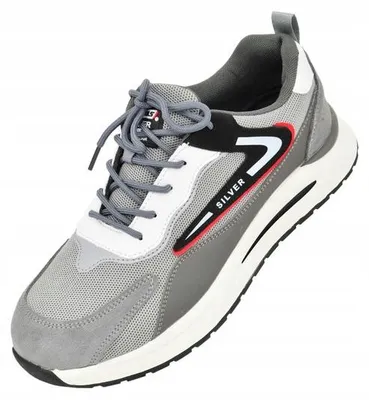 Imagen del producto de Awtools, zapatos bajos de color plateado, talla 40, categoría: zapatos deportivos