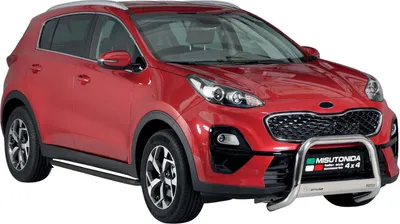 Produktbild von Stahl Seitenschweller Schwellerrohre für Kia Sportage 2016-2020 Schwarz