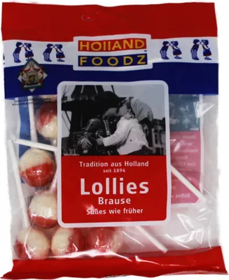 Obrázek produktu pro Holland Foodz šerbetové lízátko kulaté mravenčení 135g