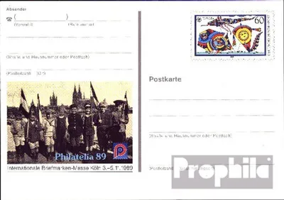 Produktbild von Belege Ganzsachen BRD (BR.Deutschland) 1989 PSo19 Amtliche Sonderpostkarte  Philatelia 89