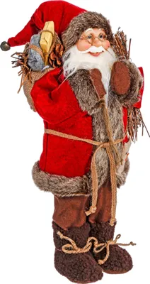 Produktbild von Weihnachtsmann Figur, Kunststoff, 30 cm