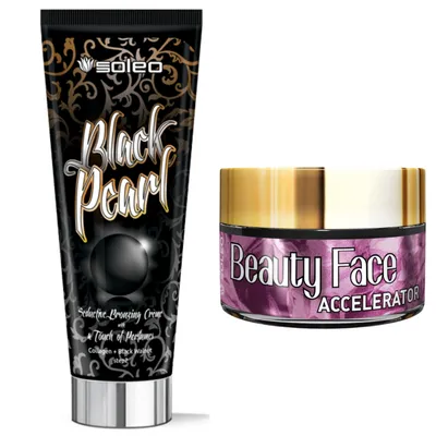 Produktbild von Soleo Black Pearl + Schönheitsgesichtsglas