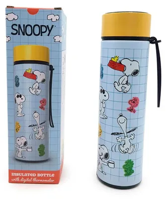 Produktbild von Peanuts Snoopy & Woodstock Thermosflasche aus Edelstahl, 450 ml