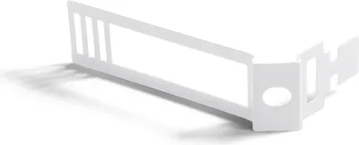 Image de Creative-Cables Clip de serrage pour câble – (Blanc, L 104 mm, H 20 mm, pour câble de Ø 24 mm) – En acier – Fixation murale