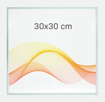 Produktbild von RAWWEST.BIS Bilderrahmen 30x30 cm Plexiglas Poster Foto Wandrahmen