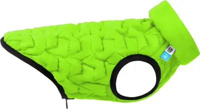 Zdjęcie produktu dla AirVest dwustronna odzież dla psa, kurtka dla psa, elastyczna, wodoodporna, wiatroszczelna, + praktyczna torba, zielona, rozmiar S - 33x53x40 cm