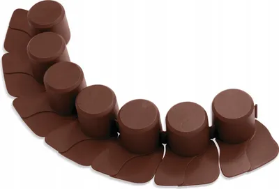 Obrázek produktu pro Prosperplast IPAL7, Zahradní lemování, Plast, Hnědá, 60 mm, 4050 mm, Krabice