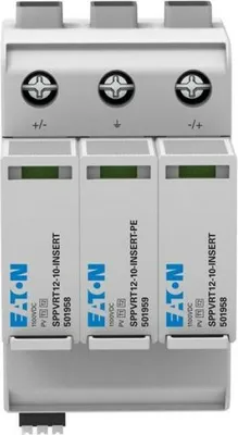 Obrázok produktu pre Eaton Ü-ABLEITER STECKB. 1000VDC T12 (SPPVRT12-10-2+PE)