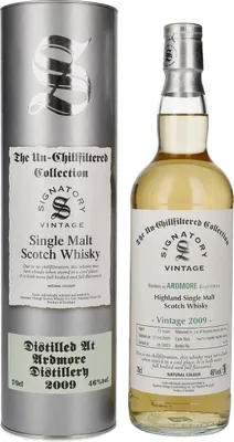 Produktbild von Signatory Vintage ARDMORE 13 Years Old The Un-Chillfiltered 2009 46% Vol. 0,7l in Geschenkbox