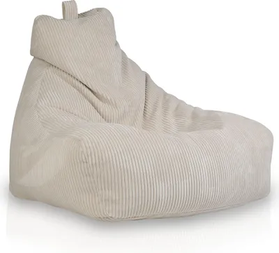 Produktbild von Ecopuf, Keiko, Sitzkissen Sessel Bean Bag, Sitzsack, für Innen, Cord, 100x80x85cm