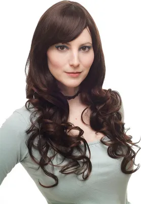 Produktbild von WIG ME UP Perücke lang wellig Mahagoni Scheitel H3101-2T33