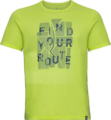 Produktbild von ODLO BL TOP Rundhalsausschnitt, kurzärmelig, MILLENNIUM ELEMENT GREEN, Größe S