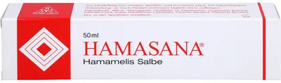 Imagen del producto de HAMASANA, ungüento de Hamamelis para el cuidado de la piel, ideal para pieles agrietadas, ásperas y secas, envase de 50 g