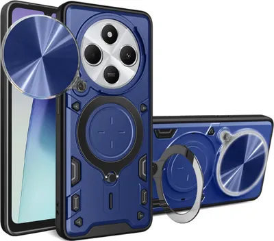 Zdjęcie produktu dla Techsuit CamGuard Pro etui do Xiaomi Redmi 14C / Poco C75 – Niebieskie