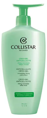 Imagen del producto de Collistar Anticellulite Cryo-Gel, para todo tipo de piel, anti celulítico, gel, para mujeres, envase con bomba dosificadora, contiene cafeína, extracto de hinojo