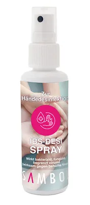 Obrázok produktu pre Dezinfekčný sprej SAMBOL na dezinfekciu rúk v 50 ml rozprašovači