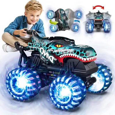 Produktbild von Ferngesteuertes Auto, Monstertruck Ferngesteuert mit Licht-Reifen