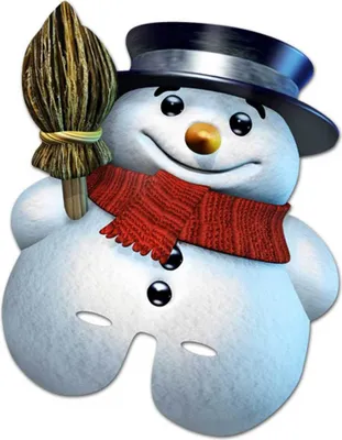 Produktbild von Snowman - Masken - Promi Maske