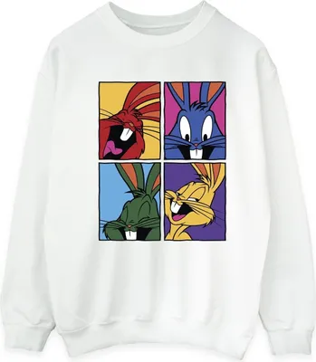 Produktbild von Looney Tunes - Sweatshirt für Herren BI34374 (XL) (Weiß)