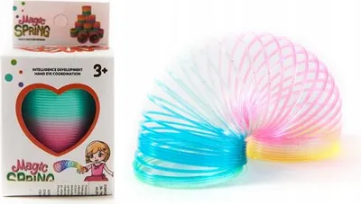 Zdjęcie produktu dla Zabawka Kolorowa Sprężyna Magiczna Magic Spring