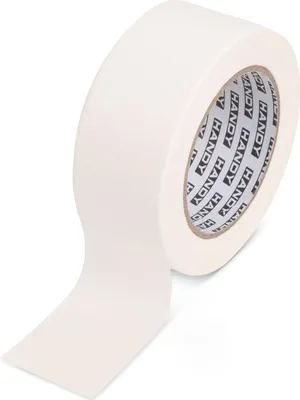 Obrázok produktu pre Zakrývacia páska biela 48 mm × 50 m – maliarska páska s lepidlom na vodnej báze – odstrániteľná bez zanechania zvyškov – pre maliarske a zakrývacie práce [11086C]