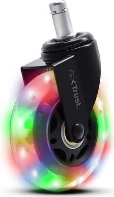 Image de GXTrust Gel Roulettes pour Chaise de jeu, Couleur:Multicolore