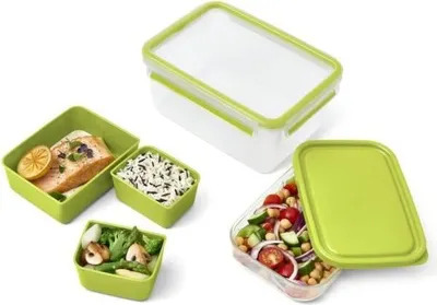 Obrázok produktu pre Tefal N10716, Box, Obdĺžnikový, Zelená, Priesvitné, Polypropylén (PP), Polypropylén (PP), Nemecko