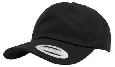 Image de Casquette de baseball Yupoong à profil bas pour enfants FK2313 (taille unique) (noir)